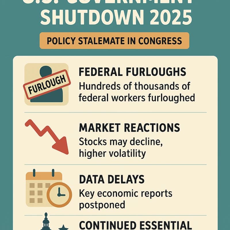 U.S. government shutdown 2025 - what to expect next