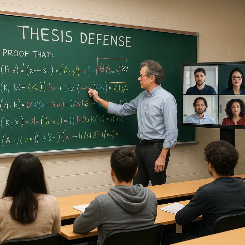 Chalk Talk Thesis Defense: Win Committees Without Slides