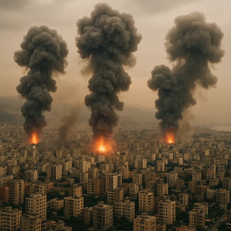 Israel strikes Beirut: Pivotal 60-day ceasefire talks