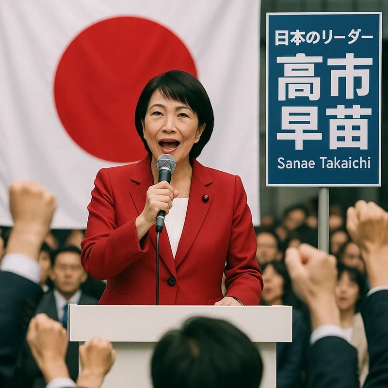 Sanae Takaichi first female prime minister: milestone