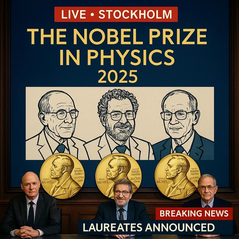 Nobel Prize in Physics 2025: Live Updates on Winners